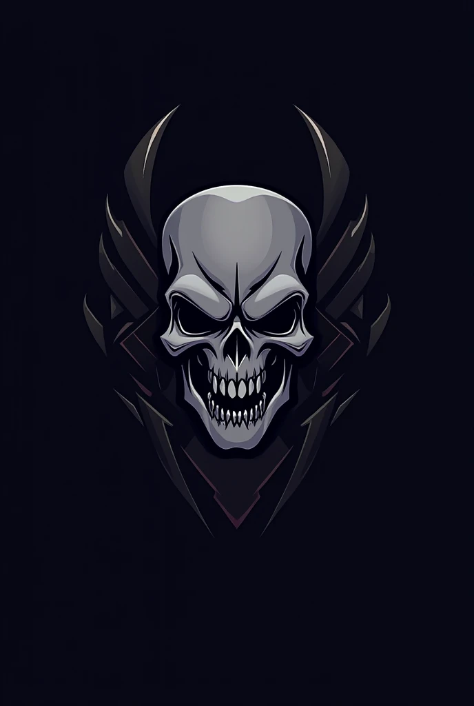 logomkrdsxl,an edgy logo 3D patterns with terror, vector, text "terror", best quality, masterpiece, brand, dark background,