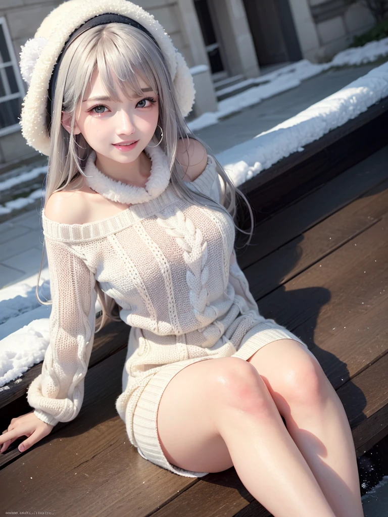 (anime:1.2), (fashion portrait:1.2), (ultra detailed, beautiful, masterpiece, best quality:1.2), _ BREAK (1girl:1.2), 22 years old, 160 cm, Japanese cute model, Tightened all body, medium Breasts, small head, small face, diamond Face, small nose, Sharp Faceline, Detailed face, Detailed eyes, young hands and fingers, beautiful hands and fingers, five fingers, _ BREAK (happy, smile, Glossy Lips:1.3), (Light color lips, Half open mouth, beautiful Teeth:1.2), (dropy eyes, Double eyelid, light color eyes, Shiny eyes:1.5), Shiny skin, _ BREAK (arranged hairstyle:1.4), (gray hair:1.4), shiny hair, _ BREAK (gray and White simple blurry background:1.4), (mist, fog:1.6), _ BREAK (cowboy shot:1.2), (sitting, sexy model pose:1.2), BREAK (white theme:1.2), (fluffy white hooded sweatshirt:1.2), (oversized and loose fit:1.1), (white short A-line skirt:1.2), (pleated design:1.1), (white knee-high socks with sheep wool trim:1.2), (high-cut white sneakers:1.2), (silver anklet:1.1),
BREAK
(sheep wool:1.2), (fluffy and soft texture:1.2)