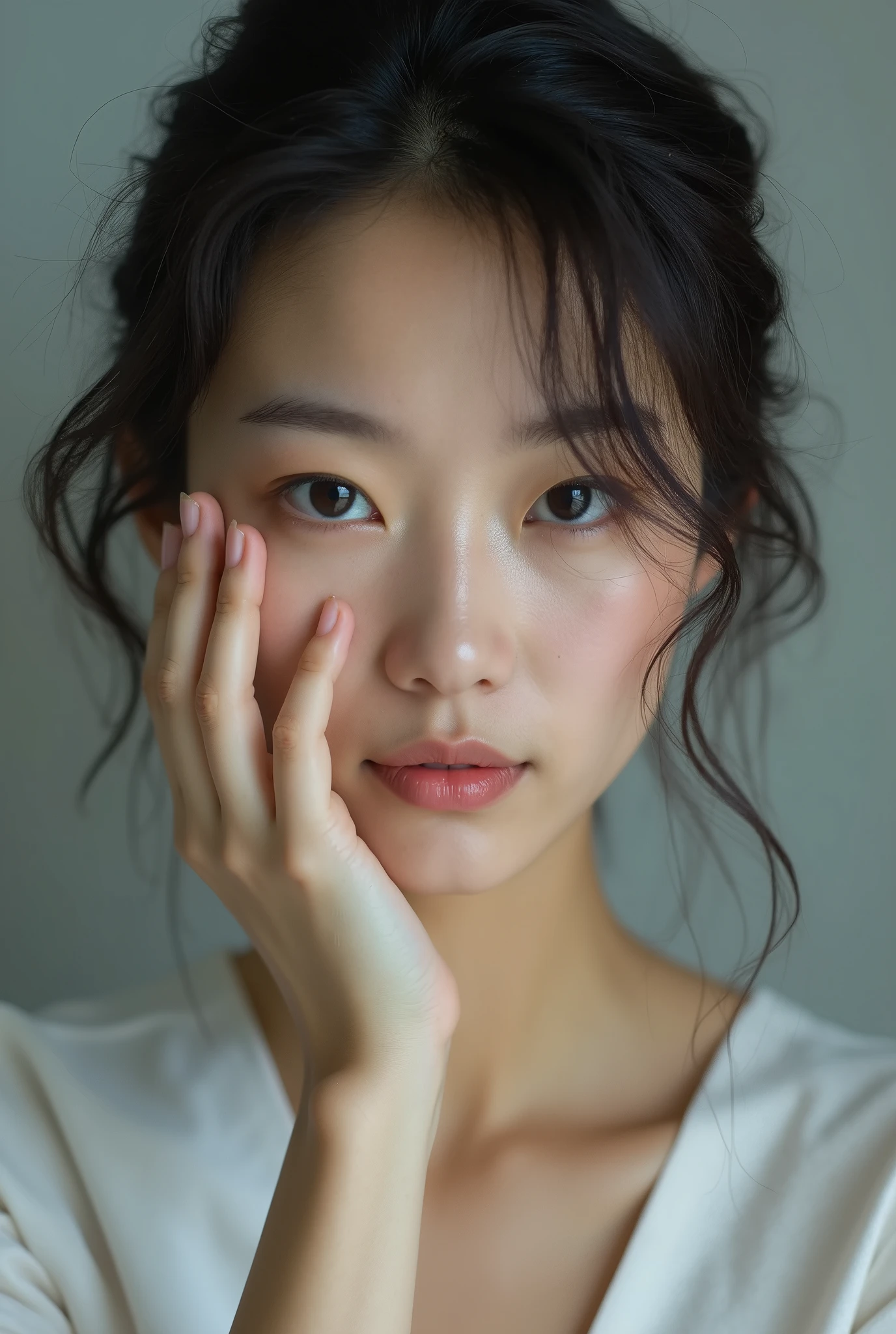 ((best quality)), ((masterpiece)), (detailed), imperfect face, cute, naked