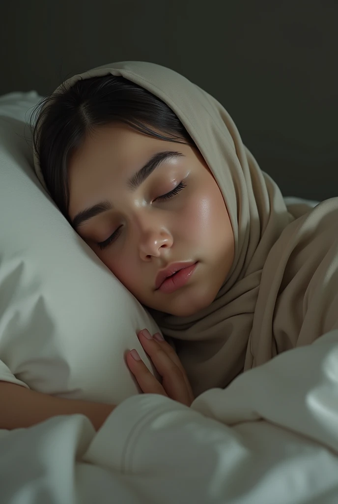 NSFW (masterpiece, top quality, best quality, extreme detailed, colorful, highest detailed, Dreamy Atmosphere, Bright color, real photo, real skin. Hyper realistic, 1girl,malaysian young girl, wearing hijab , looking sharp to the viewer, making orgasm face, making horny face, detailed skin, city street background, slender body, lie down above view on a hotel's bed, ((open legs, M-legs position:1.5)), showing vagina, morning time, small breasts. She's naked, freely pose, soft front studio lighting, whole full body
