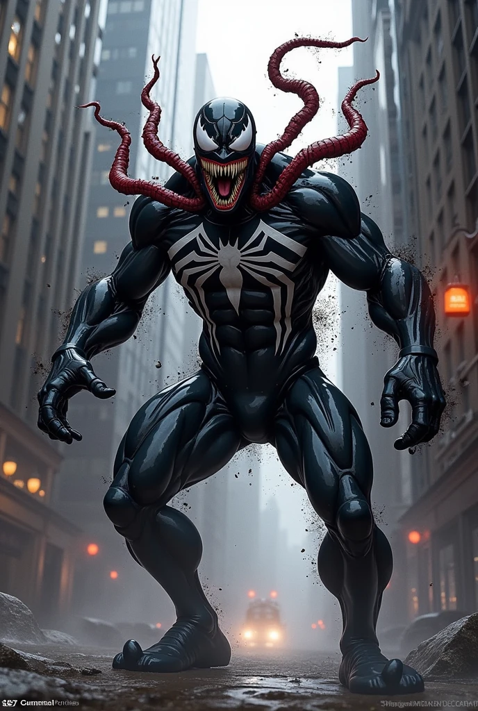 venom side view full body