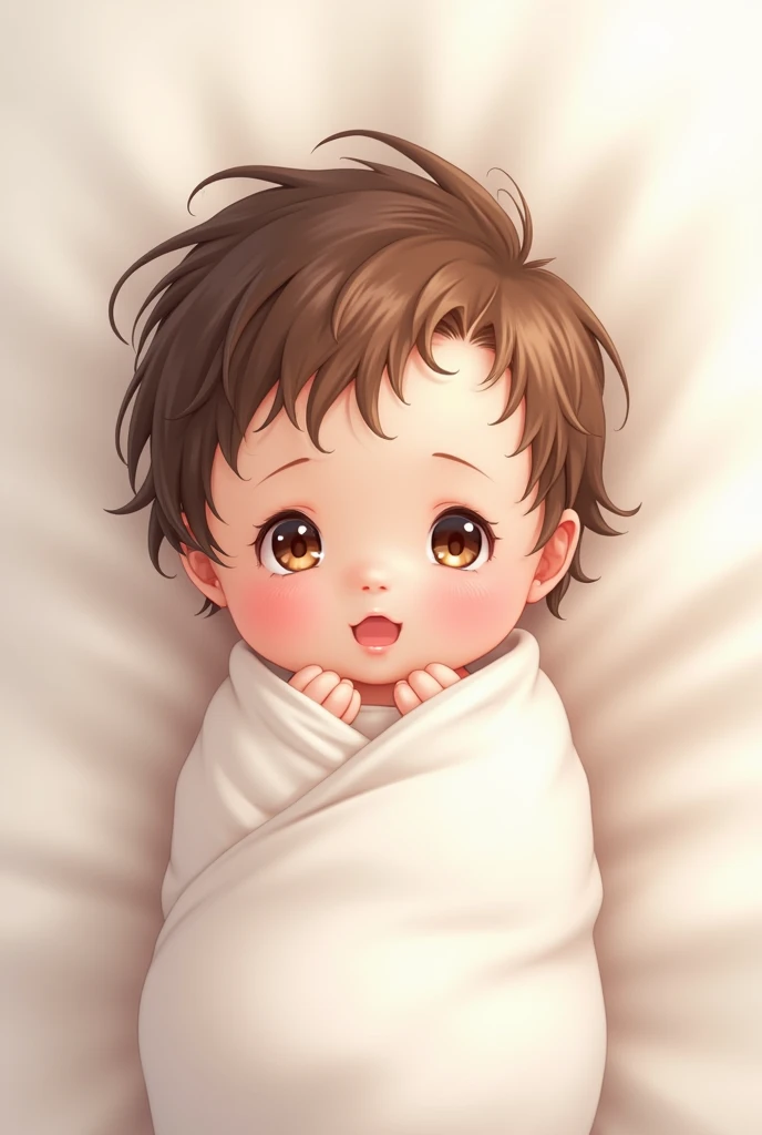 4 month old baby smiling in diapers 1080 8k