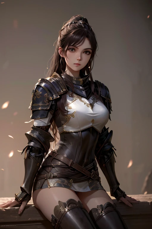 mountain, hxarmour,1girl,(white armour:1.3),, ultra-detailed,extremely delicate and beautiful,(by exquisite colors block),masterpiece,best quality,unreal engine 5 rendering,movie light,movie lens,movie special effects,detailed details,HDR,UHD,8K,CG wallpaper,