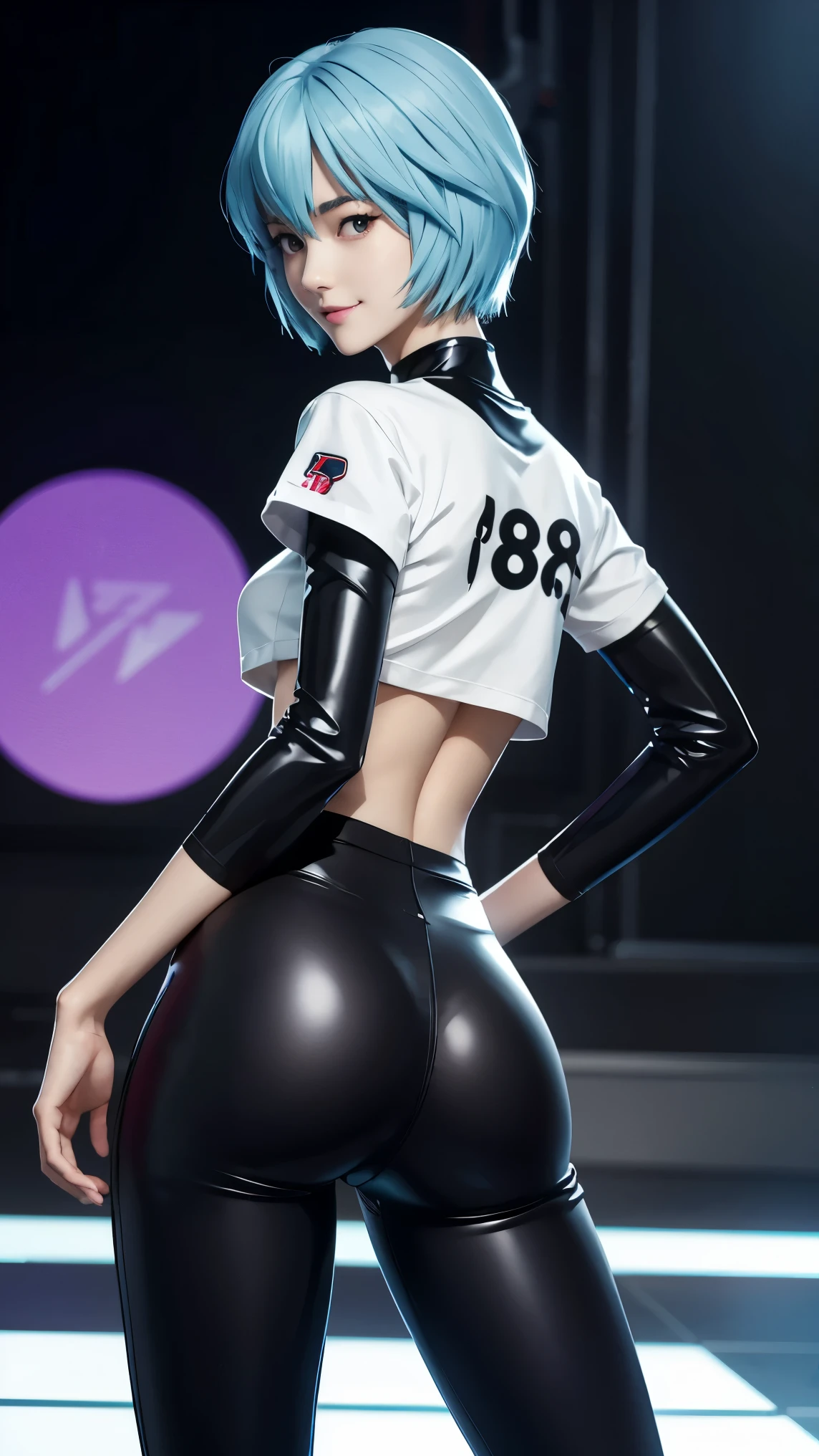 (The FW), 1womanl, Solo, 24 year old, 7headed body, (cute face), (Ideal ratio body proportions), (Composition from head to thigh), a park, Running, (((facing back))), ((Buttocks close up)), ((emphasis on the buttocks)), ((Upper body tracksuit)), ((Lower body tracksuit)), ((long trousers)), (((The line of the panties sticks out))), Smiling smile, erectile nipple, Sexy body, Wet, short-hair, Dark hair, small tits, A slender, Small buttocks, beauty legs, Skinny Legs, surrealism, Cinematic lighting, depth of fields, One-person viewpoint, F/1.8, 135 mm, nffsw, masutepiece, ccurate, ((Anatomically correct)), Textured skin, Super Detail, high details, High quality, awardwinning, Best Quality, hight resolution, 8K