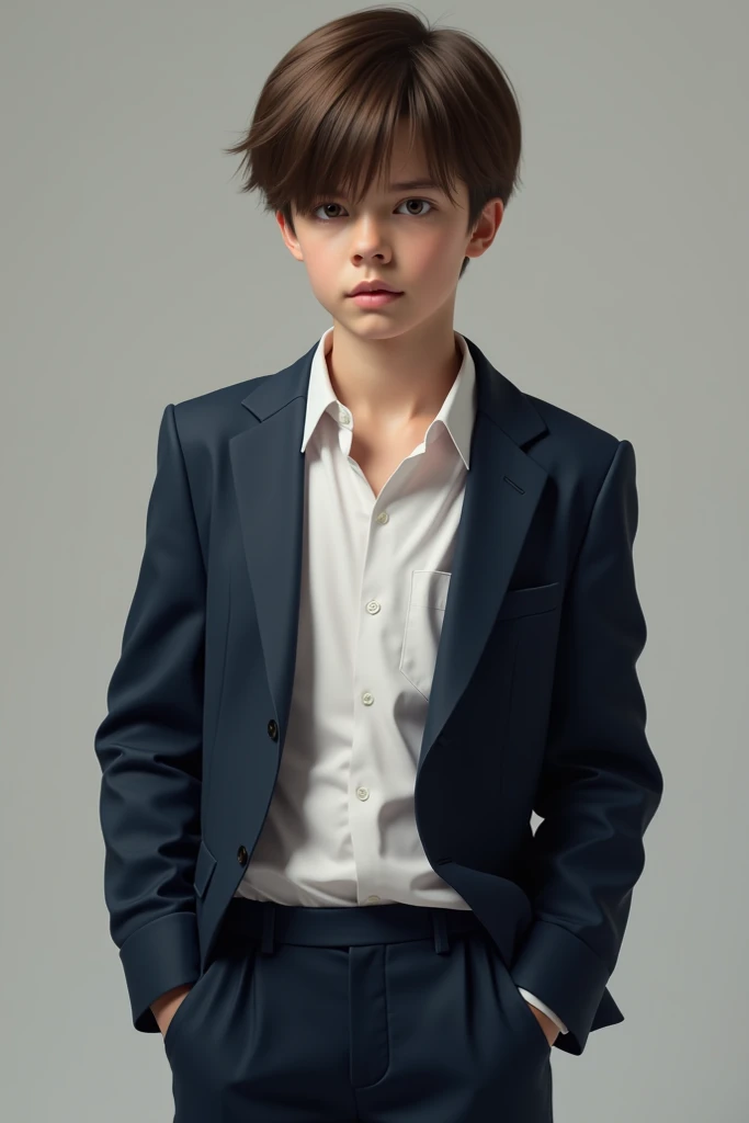 a thirteen year old male wearing a suit
BELT VISABLE 4K HIGH QUALITY DETAILED