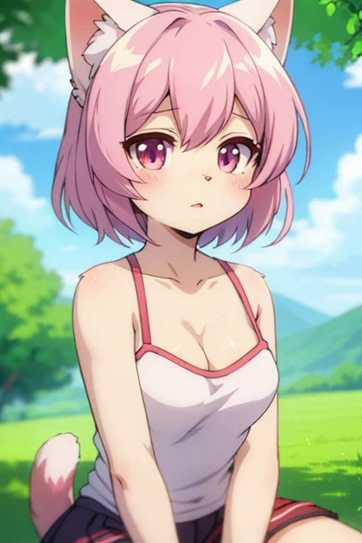 1人,sexy body,perfect body,very tight clothing,show skin,sexy,,Breasts out,arms behind back,sakura haruno,pink hair , one breast out, topless , (breast 21.9)