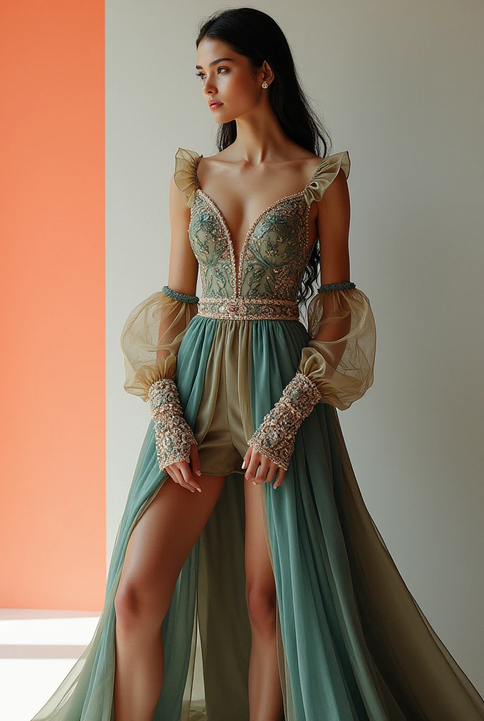((girl in living room, bedroom, luxurious room, luxurious place)), 
(((Full body shot:1.5))), (Indian babe), (wide standing position:0.8), (looking at viewers, front view shots), (masterpiece, hyper realistic, hyper detailed, photorealists:0.8), 1girl, 20 years old lady, 16k, FHD, UHD, high quality pictures, extremely detailed, candid brightness, candid shots, (iconic picture shot, perfect brightness, perfect contrast, perfect colour), (pretty face, iconic face), (detailed face, detailed eye, detailed lips, detailed neck, ultra realistic face, ultra realistic eye, ultra realistic lips), (attractive hair style, detailed hair style), (sagging perky breasts, perfect rounded breasts, attractive breasts), (attractive body figure, perfect body figure, perfect figure, curvy_figure attractive, hourglass body), (beautiful High heels, fancy high heels:0.8),  (beautiful girl in Indian outfits), 
((Fancy strapless maxi, strapless ruffled maxi, embroidery flared maxi, fancy skinny sleeves, ruffled bottom maxi, dense flared maxi, luxurious fabric maxi)), ,