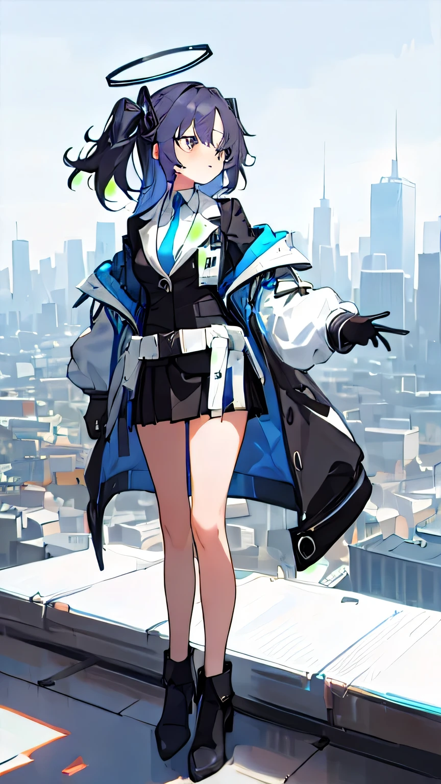 ((shylily/(Twich/))),(masterpiece:1.2),(best quality:1.2),, (1girl:1.3),((((Dramatic)))、(((gritty)))、(((vehement)))Movie poster featuring a young woman as the main character。She wears stylish and edgy clothes、Stand confidently in the center of the poster。Dressed in costume、I have a look of determination on my face。The background is dark and gritty.、Feeling danger and intensity。Text is bold and attention-grabbing、The catchy tagline is、Enhances the overall sense of drama and excitement。The color palette is predominantly dark、Studded with bright colors.、It gives the poster a dynamic and visually striking look。bright deep blue eyes