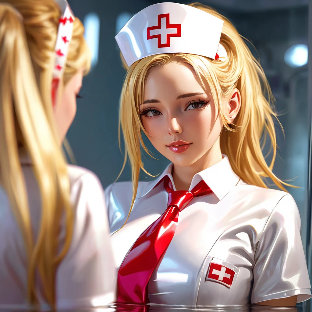 score_9, score_8, score_7_up, 1girl, 1boy, magnificent body, supreme pleasure, cute smile, crazy sex with a beautiful nurse, hard fucking