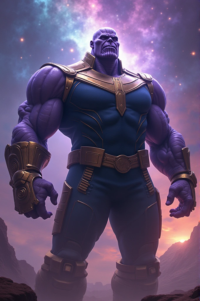 Thanos от Marvel Comics, fantasy setting, Dynamic poses, whitebackground, Character concept, character art, Character portrait, tmasterpiece, beste-Qualit, best resolution, 8K