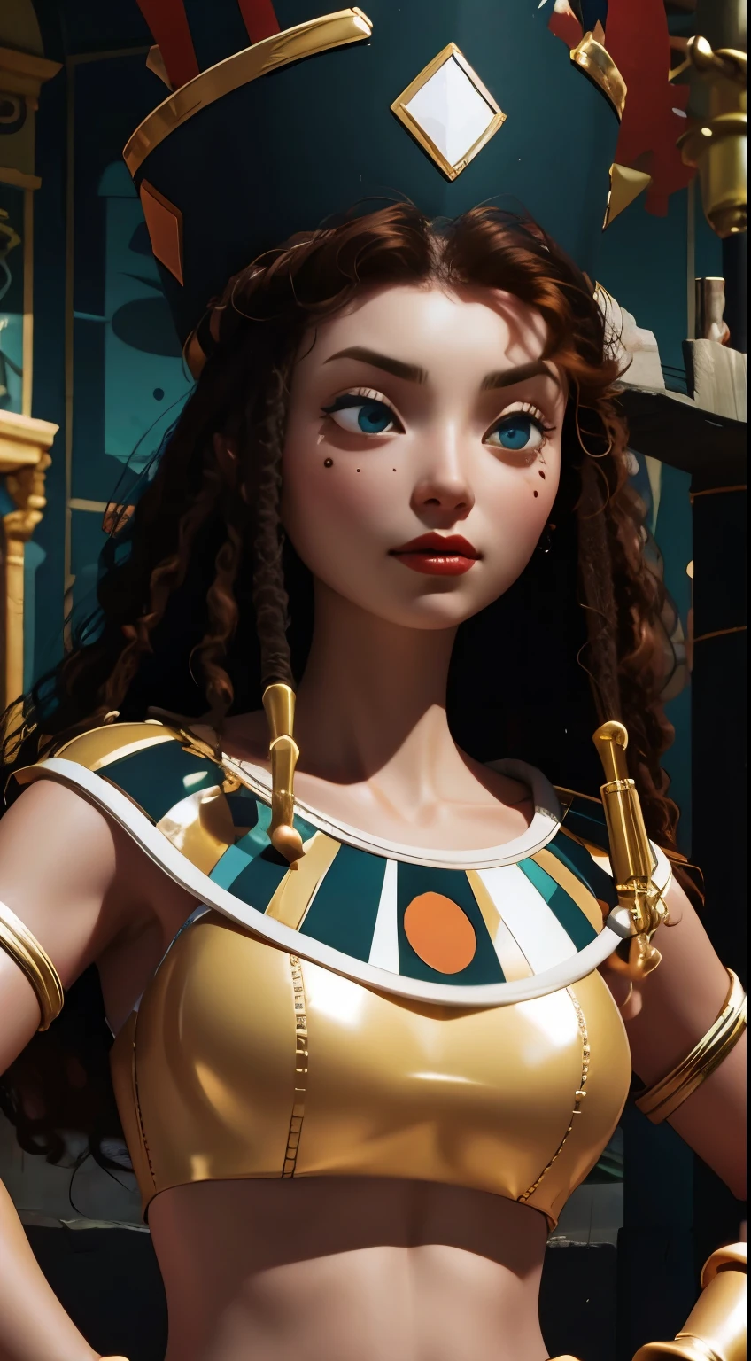 Nerida (valiente) is very hot. busty. cutout. production