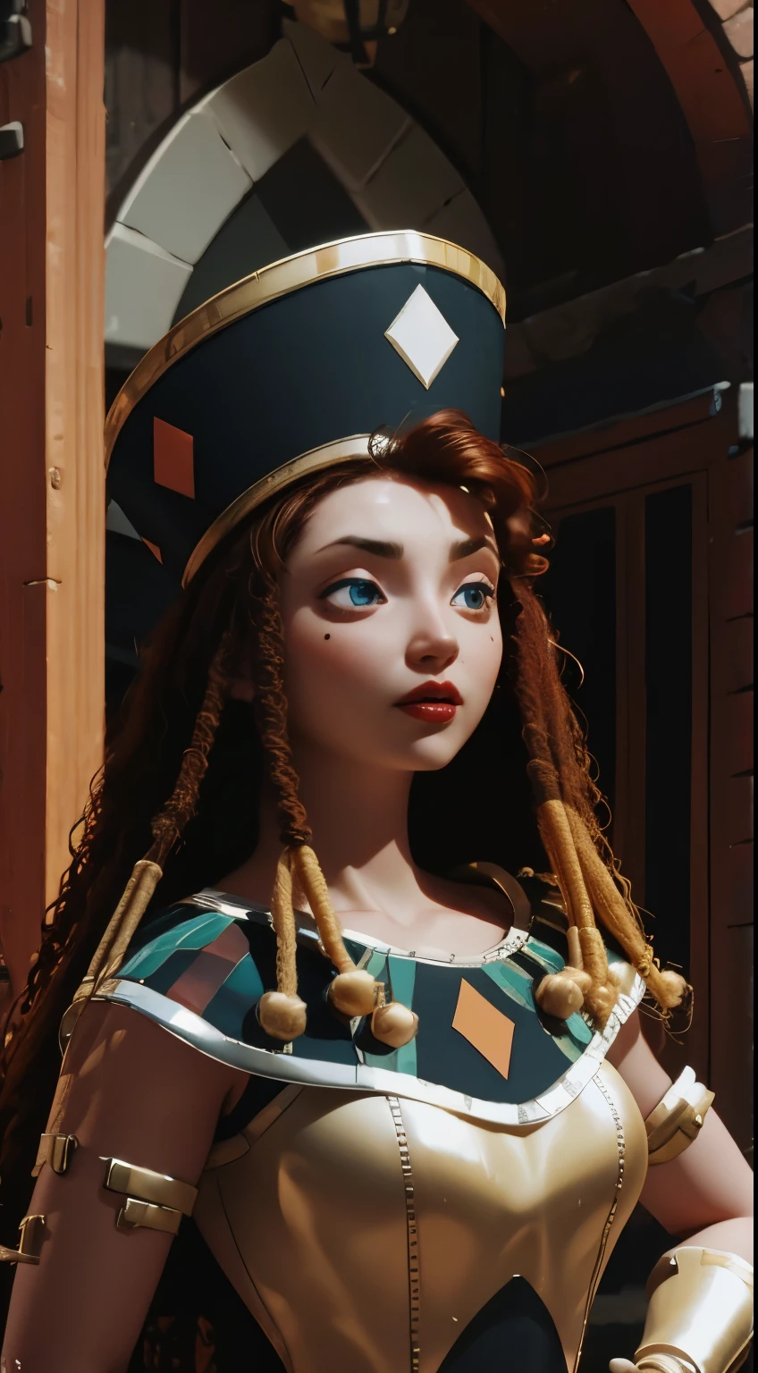 Nerida (valiente) is very hot. busty. cutout. production