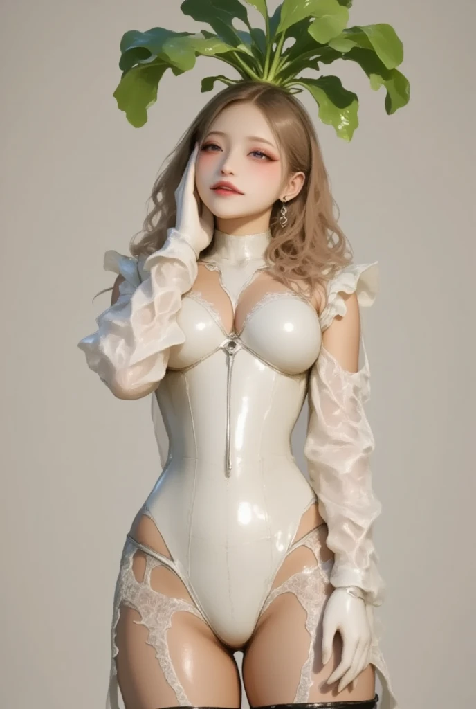 best quality, tmasterpiece,Ultra-high resolution,Clear face,(Reality:1.4),ferpect lighting,(upper body photo), (photorealistic:1.50), anime wallpaper, Guviz style artwork, cover-up fantasy up to magic , by Yang J, Guviz, beautiful artwork illustration, beautiful digital artwork, beautiful digital illustration, Li Song, beautiful anime portrait, art style in Beauvot, 1girl, 独奏, long hair, (blonde hair:1.5), bangs, blue eyes, Blush, smile, black bodysuit, standing,