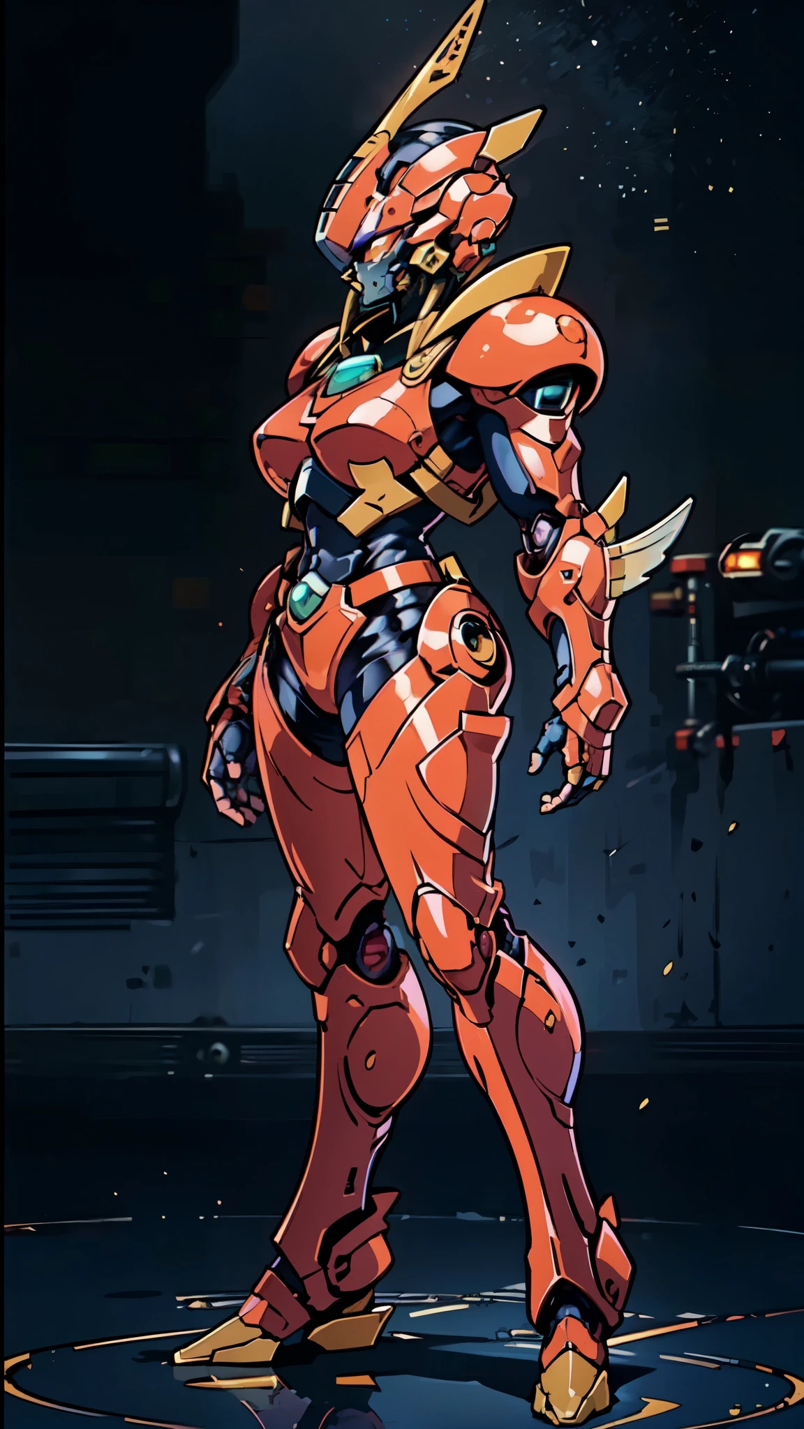 (masterpiece:1.5, best quality:1.5, extremely delicate:1.5), a woman wearing a full-face helmet, high-tech biomimetic armored combat suit, (a composite layered chest armor), the design balances heavy with agility, fully enclosed shoulder guards, matching arm and leg guards, a belt of gemstone, (the color scheme is primarily Purple with Blue and Yellow accents, Organic Biotech, Concept Inspired by queen bee, glowing eyes, armor glows), stand of a futuristic sci-fi city, this character embodies a finely crafted fantasy-style armored hero in anime style, exquisite and mature art style, metallic, high definition, highres, ultra-detailed, ultra-fine painting, professional, perfect body proportions, golden ratio, anatomically correct, symmetrical face, extremely detailed eyes and face, high quality eyes, creativity, RAW photo, UHD, 32k, Natural light, cinematic lighting, (masterpiece-anatomy-perfect:1.2)