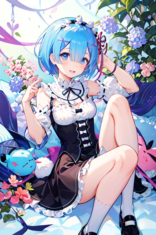 (Highest picture quality), (Master's work), (Detailed eye description), (8K wallpaper),
beautiful girl,(cat ears:1.2),(pink hair), (short hair:1.17),bowtie on neck, (low twintails,  short twintails:1.13),blunt bangs, blue eyes,
(1980s), (Detailed face description),
(white background:1.4),(mid shot:0.95),(full body:1.25),Dynamic angle,[Bottle bottom],
the 2D anime girl sits on a giant toadstool, surrounded by giant mushrooms and colorful butterflies.no shoes,(wet) clothes,(wet) thighhighs, she explores the strange and wondrous garden. (blush),the color of candyfloss, adorned with a pair of oversized bows.and a butterfly in the other hand. The atmosphere is whimsical and playful, it's clear that she is in her element and enjoying the moment of the fantastical garden.((Starry sky adorns beautiful detailed colorful ink splash dress)),(((colorful))),(multicolored:1.3),(blue),(purple),(yellow),(cyan),black,(green),(((colorful))),