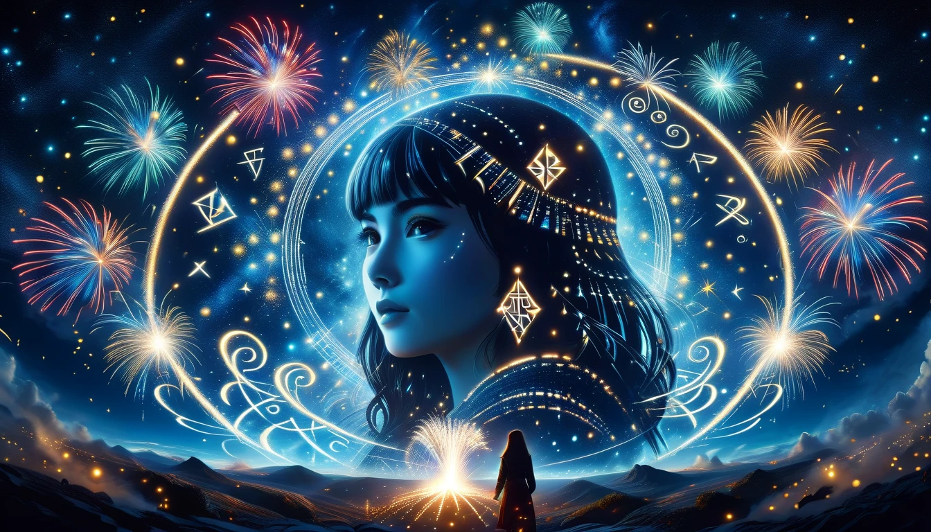 cline,  Mysterious Bezier Curves , Lucia,Runes, bangs,8k,
 Spirituality , Interstellar Civilization , Mysterism ,
 1 girl,Alone,最 High Quality ,  High Quality ,  high definition ,   Masterpiece , Sharpening, Nice face,
  Lal Fireworks, 
  Stencil Style ,