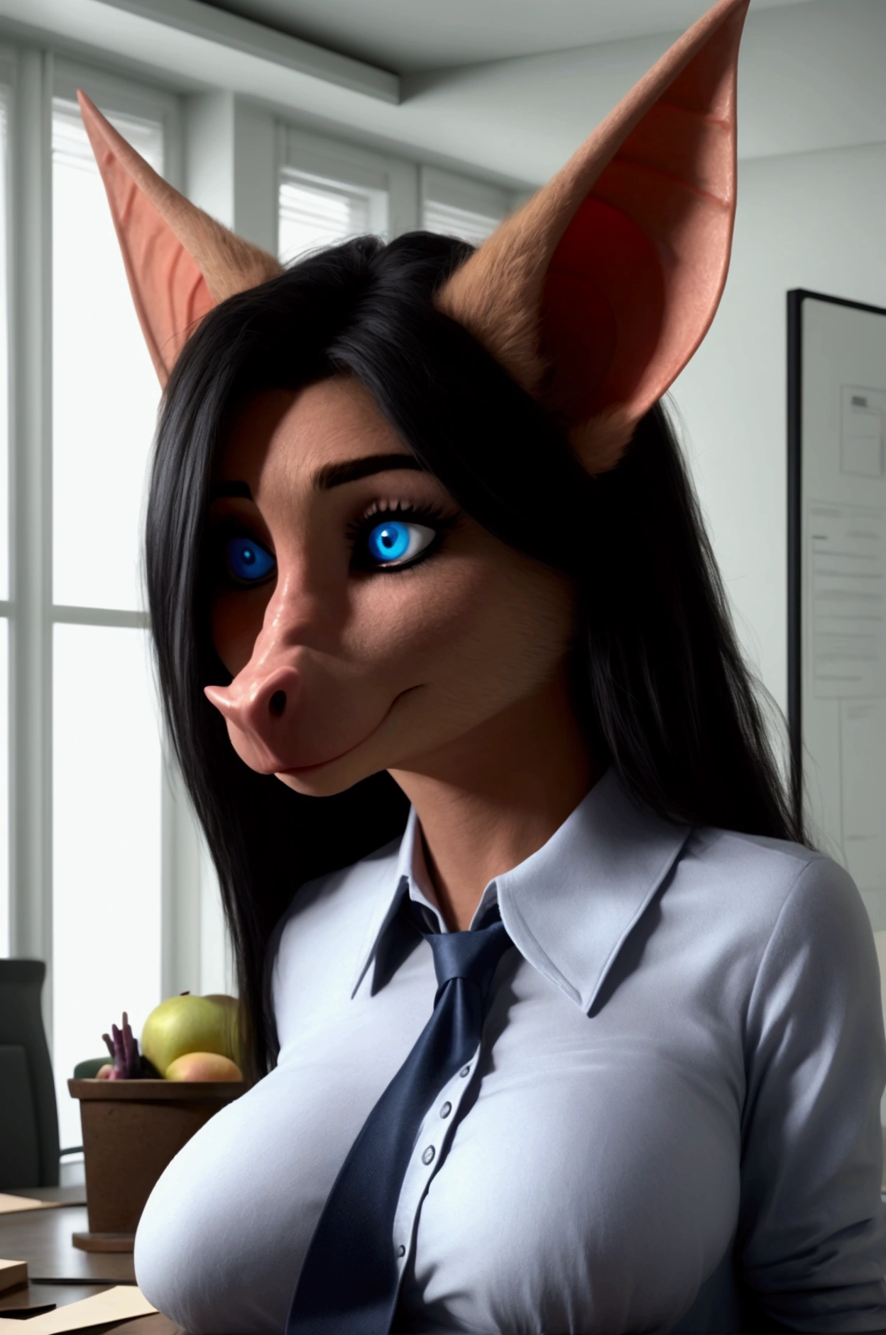 female furry with a penis jer king off and cumming