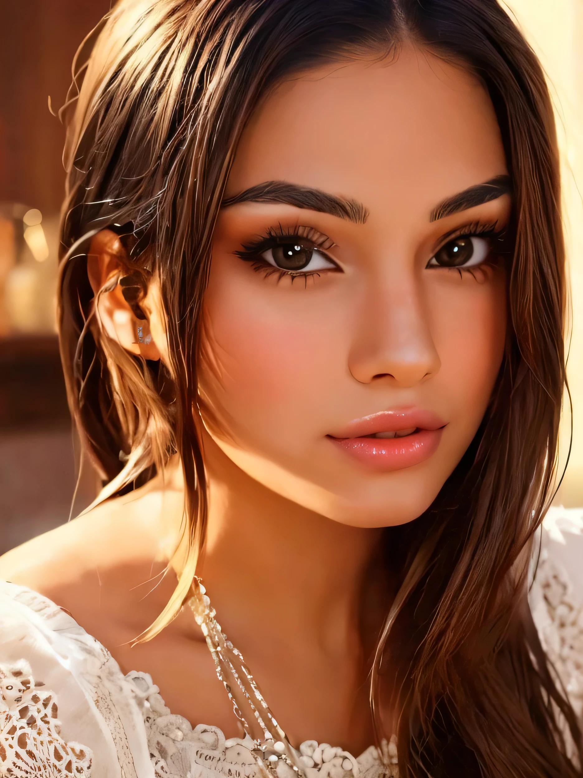 White Hispanic, gorgeous young woman's face, she's so cute, so adorable, beautiful detailed eyes, sensual lips, masterpiece.