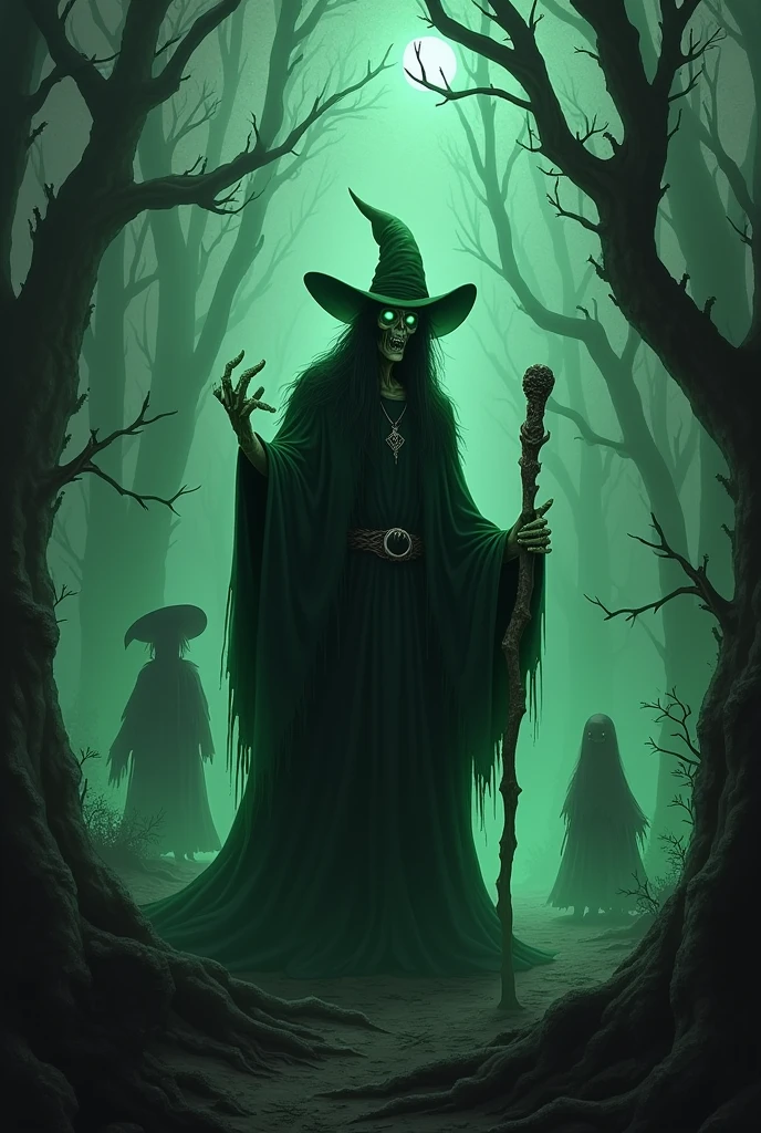 Scaring a witch people