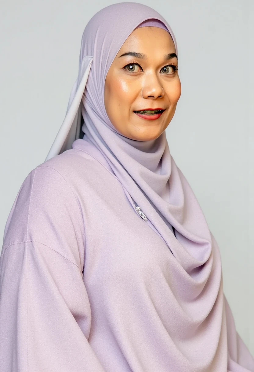 (Satin Short hijab) "Perempuan Melayu"H alimah's 77-year-old mother was naked, very thin and Sad crying alone , "Shedding tears", Naked, Naked, Naked, "Thick nipples", ("Sitting")