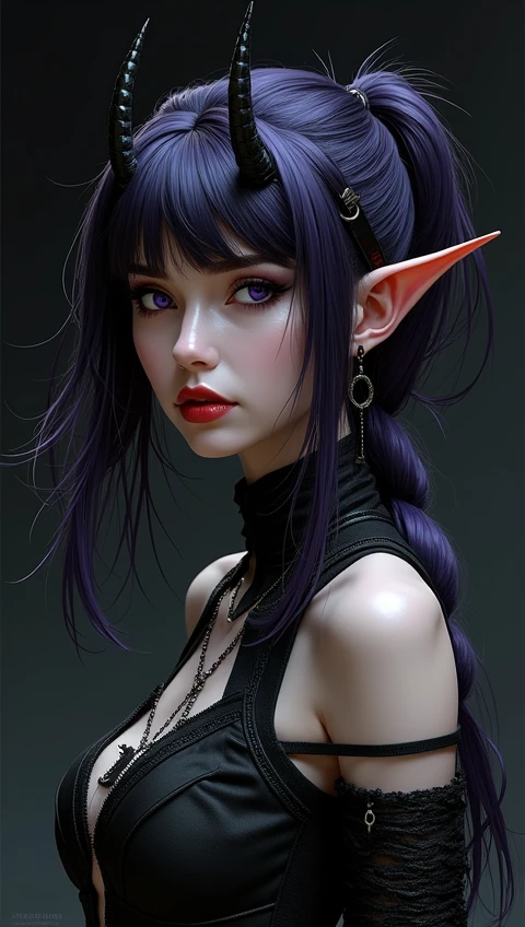 masterpiece, best quality, 1girl, shadowheart, black hair, braided ponytail, green eyes,  naked,  touching her breast, hungry, looking at viewer, face covered in cum,
