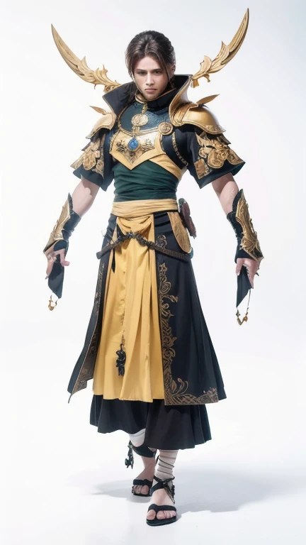 <lora:PAseerFantasyClotherV1:0.85> A perfect photo, A poorly lit photo, A perfect closeup photo best quality, 4k, full body portrait, absurdres, intricate texture, photo of an amazon warrior in the amazon jungle wearing traditional clothes, smile
