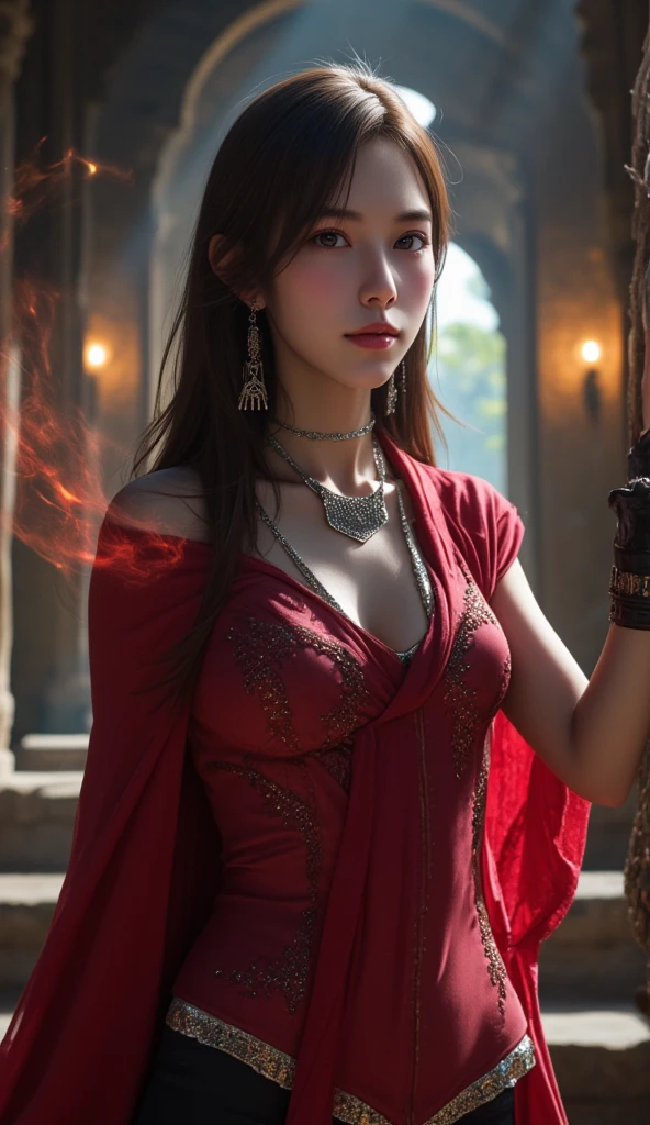 (Reality: 1.4), super details, beautiful and beautiful, masterpieces, masterpieces, best quality, lifelike rendering, scattered posture model, illusory, 1girl, (random posture, random action), perfect lighting, detailed lighting, detailed lighting , Drama shadow, glowing, long hair, surrounding, perfect ratio, cutting ribbon, luxury, jewelry, gorgeous, bracelets, folding