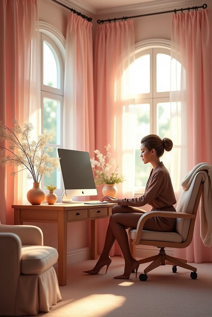two beautiful secretaries in the office, gorgeous faces, thick lines, cinematic lighting, 4 k , thick lines, cinematic lighting , trending on artstation, sunlit, octane render, beautiful face portrait, beautiful lighting , maxim magazine,elegant, sharp focus, morandi color schemen, high quality, highly detailed,,nsfw,photorealistic, 16k, smooth, sharp focus, trending on ArtStatio,volumetric lighting, worksafe, sublime-comforting-intriuging ambience, beautiful face, rule of thirds, cinematic lighting, melancholy atmosphere, sharp focus, backlit, stunning, model agency, smooth, hard focus, full body shot, instagram photo, shot on iphone 1 3 pro max, hyper realistic, wearing open toe,you have a belt in your throat,analog style,corneo_anal,red hair