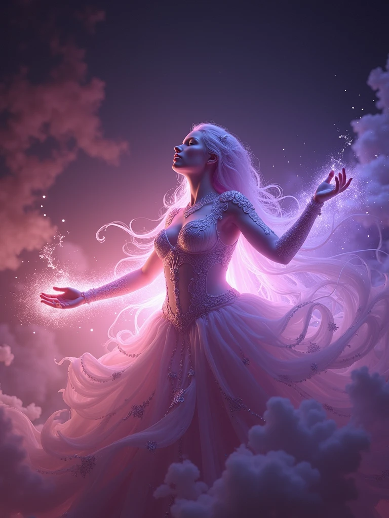(best quality,4k,8k,highres,masterpiece:1.2),ultra-detailed,(realistic,photorealistic,photo-realistic:1.37),glamorous witches, (nsfw huge breasts:1.5), wand dueling,grand opulent ballroom,intricate magical sigils,dark,moonlit,spellbinding atmosphere,dramatic lighting,ethereal beauty,luxurious velvet gowns,elaborate headdresses,rainbow-hued sparks,mesmerizing movements,spell-casting elegance,whispered incantations,spiraling energy,enchanted symbols,flickering candles,breathtaking spectacle,rippling arcane energy,otherworldly strength,powerful enchantments,mysterious aura,magical prowess,unleashing raw power,dynamic poses,mesmerized spectators,stupefied awe,enchanted onlookers,vivid colors,spellbound onlookers,hypnotic performance,unmatched elegance,transformative magic,enchanted wands,breathtaking duel,clashing spells,room filled with anticipation,grandeur and enchantment,spell-battling witches,mesmerizing duet,energy crackling in the air,riveted gazes,spellbinding choreography,empowered witches,thrilling display of magical artistry.(perfect face:1.6), (perfect realistic skin texture:1.5), (perfect eyes:1.5), photorealism, (sfw huge breasts:1.6)