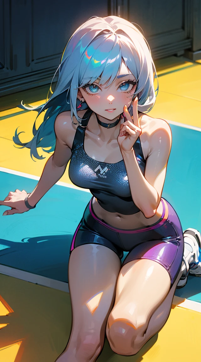 (masterpiece:1.2, best quality:1.1, highres,absurdres, high quality),(photorealistic:1.1),reflected light, colorful,ultra-detailed, ultra hd, super detailed,
Rossweisse,grey hair, aqua eyes, antenna hair, long hair, hair ornament,thick thighs, blue bloomers,sports bra, outdoors, park,cameltoe, standing on one leg, tree, grass,standing split, from below,
<lora:HighSchoolDxD_Rossweisse:0.6> <lora:LowRA:0.3> <lora:standing_split:0.9>