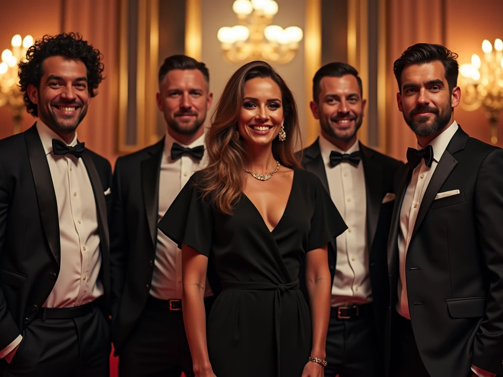 I need you to generate a template for me related to a restaurant and within the image put the title BRUNETTE PROJECT and then the members: Cueto, Michel Vladimir Choque Gonzalez, Melina Nadine Lopez, Lucas Leonardo Russo, Thomas Lautaro Gerez, Roque Emanuel
