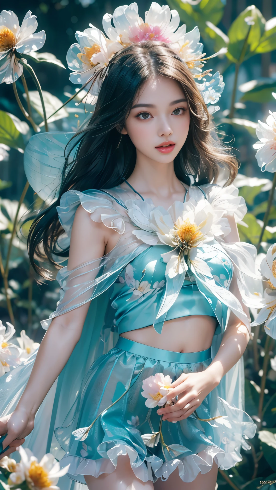 realistic , beautiful chinese angel 