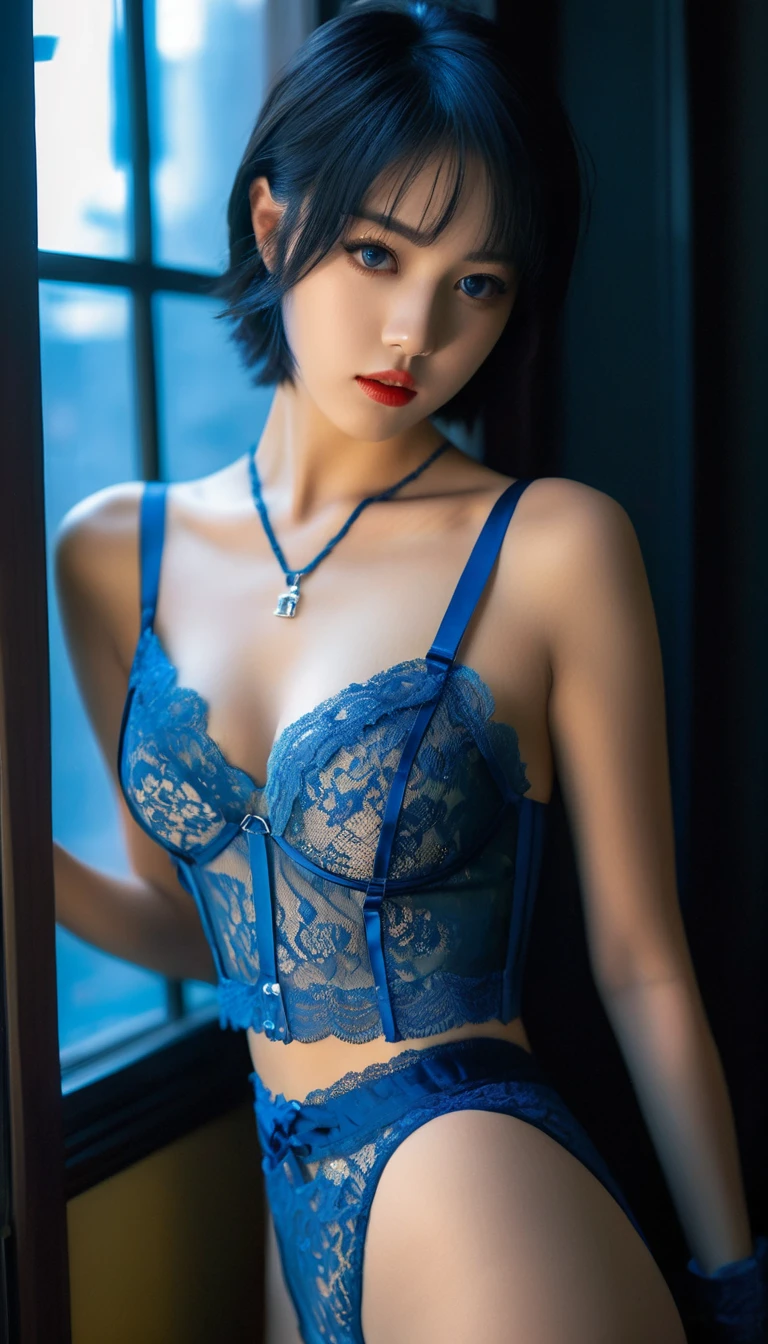 (8K, highest quality, masterpiece:1,2), (realistic, Photoreal:1.37), Super detailed, one girl,), (very detailed), (detailed and beautiful eyes), ((((highly detailed artwork))))、Earrings、((Two-toned hair))、ponytail、(((Inside a stylish secondhand clothing store)))、(masterpiece、Highest quality、In 8K、32K、masterpiece、Super huge 、Ultra-high resolution、Impressionism、Realistic:1.2)、((Cowboy Shot)),  Sharp focus、Beautiful face with detailed background of face and eyelids、Glowing Skin、Sharp pupils、Realistic eyes and beautiful face、Blurred Background、Beautiful 28 year old girl、Glowing Skin、(((bright and beautiful hair)))、iris、curve、Powerful composition,  ((seductive looks))、((horny expression))、、(light blue hair color))、[black hair]、Best Quality, Ultra High Definition, (Photorealistic:1.4),Sunset Light, Ponytail, Korean Women, ((large breasts)), ((highly detailed saree)), Detailed Photo, Smiling, Sexy, Facing Camera,  (Masterpiece: 1.3), (8K, Photorealistic, Best Quality: 1.4), (1girl), Beautiful Face, (Realistic Face), (Black Hair, Short Hair: 1.3), Beautiful Hairstyle, Realistic eyes, beautiful detail eyes, (realistic skin), beautiful skin, absurd, attractive, ultra high resolution, ultra realistic, high definition, golden ratio, sitting, crossed legs, ((shoulder length hair)), [transparent clothes], see_through clothes, modern saree, asian girl in Indian outfit, (lots of fabrics), bra under saree, embroideries in saree, glasses 