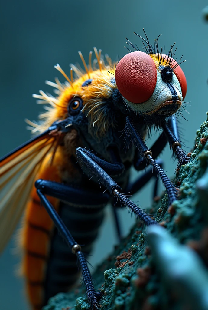 a cyberfly armed with hyperdetailed nanotechnology