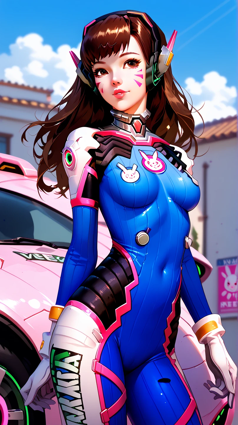 Minnie Mouse de pie, cara hermosa y sexy, ojos con forma, labios llenos. cuerpo delgado, impresionante belleza, vibrante, Integral kinematics, 8K, cinematic lighting, mejor calidad, 4k, Cuerpo perfecto, piernas largas perfectas, (medias blancas), ((traje rosa)), cuerpo diminuto, cuerpo delgado, cintura diminuta, long brown hair