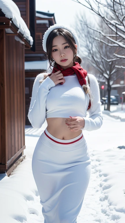 The ice and snow deer that comes leisurely, the pure white body realizes the ice and snow wonderland, Yan Jun becomes the wind, exhales white air in the transparent air, and the ethereal tree together forms a dreamy scene, high-quality CG portrays a magnificent picture, Yue Xiaofei's character design is perfect and fine, the curves are amazing, and the whole scene is more like a world away under the blessing of the depth of field effect.