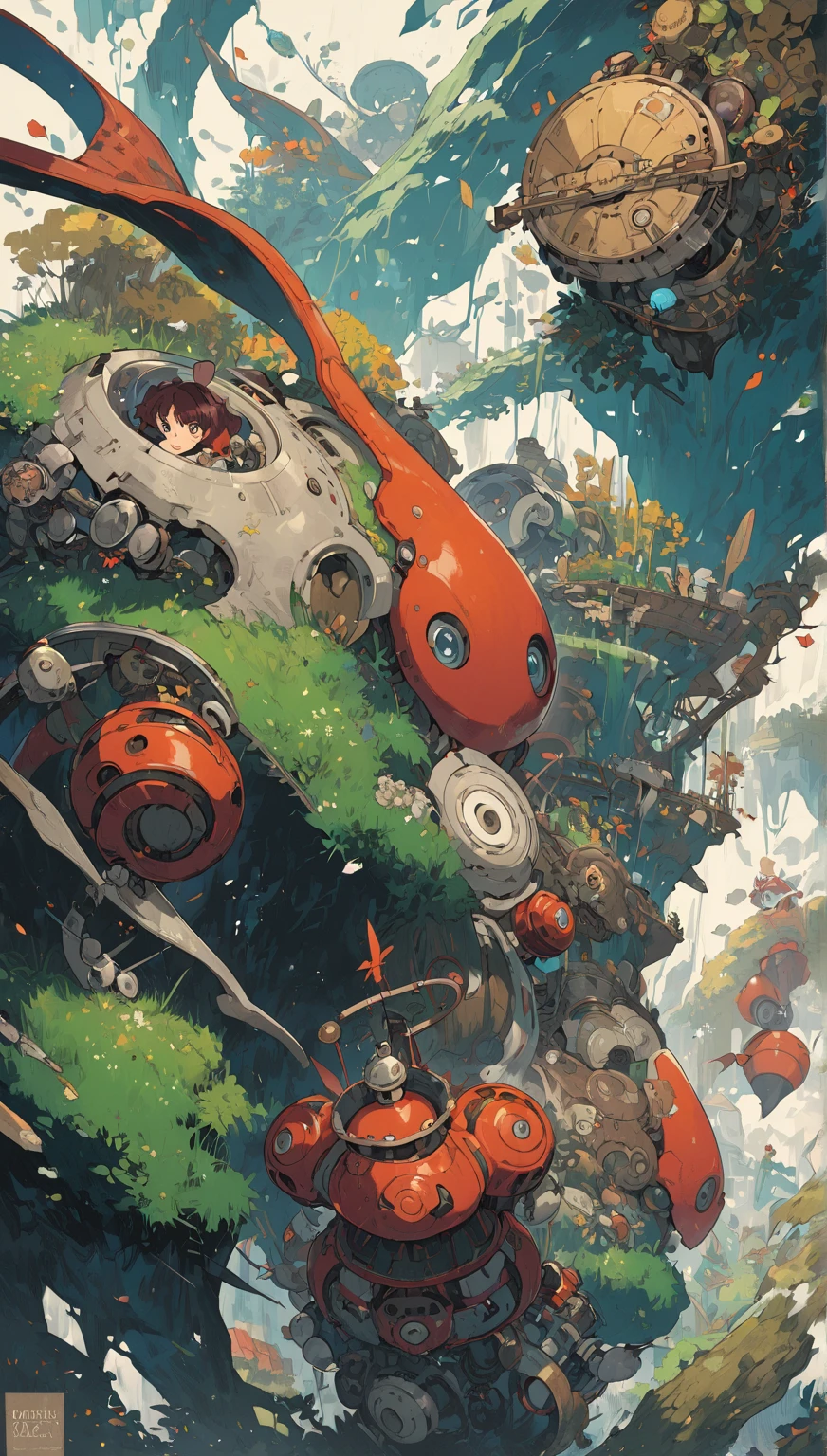 Ghibli, Mechanical life forms