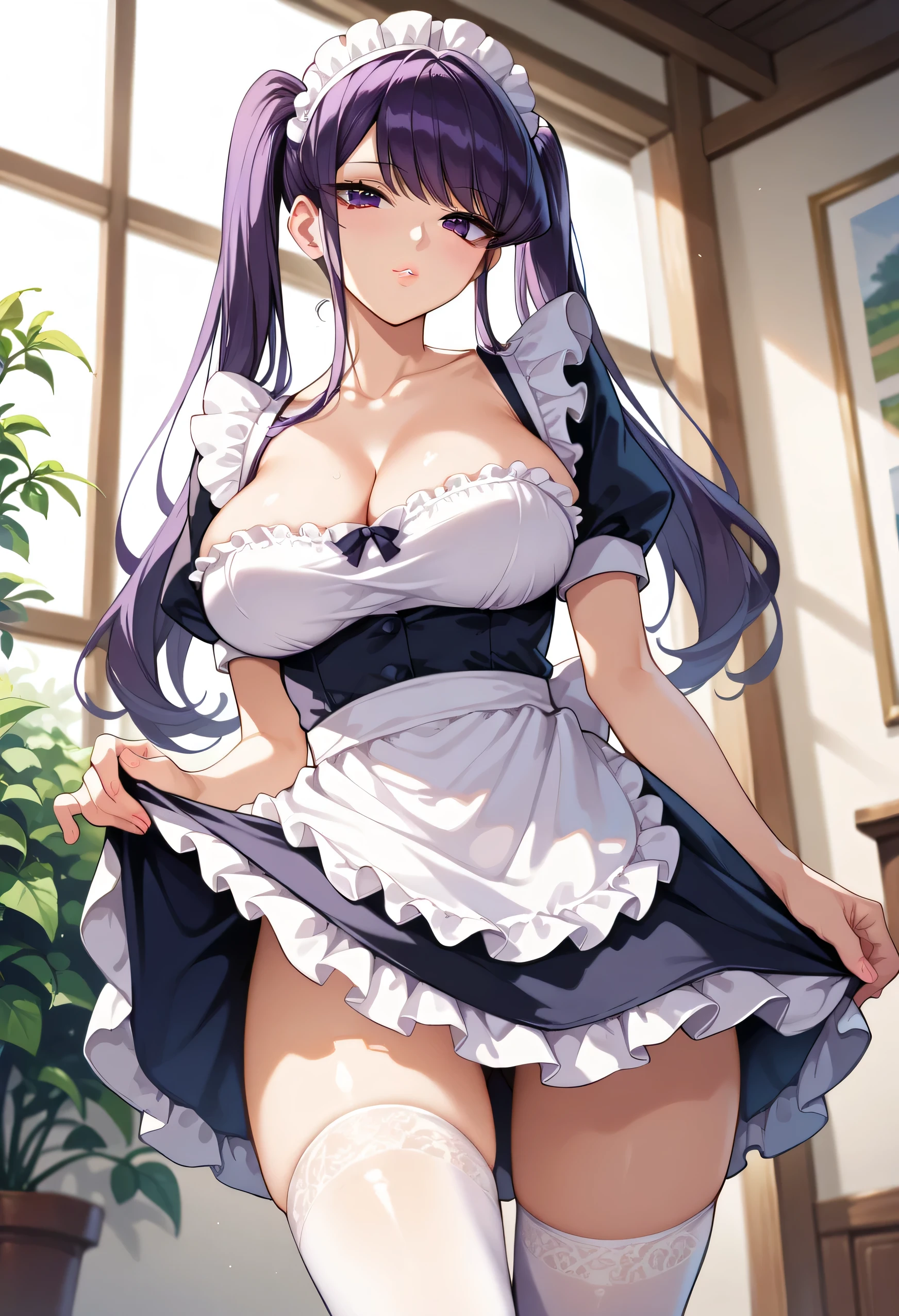 (最好of质量, masterpiece),Sexy mom, 女性烹饪杂志of封面, , naked, of, 18+, 令人惊叹of, 可爱of, 暖心of微笑, hourglass figure, Sexy maid outfit, thin apron