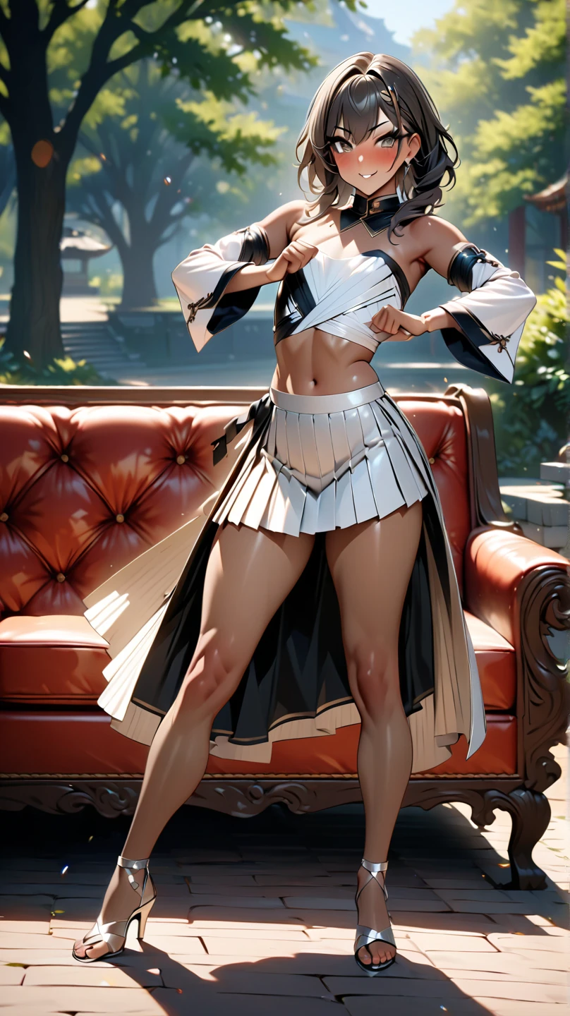masterpiece,best quality,ningwei, dress,cowboy shot, sitting, <lora:ningrong_ningwei:0.8>