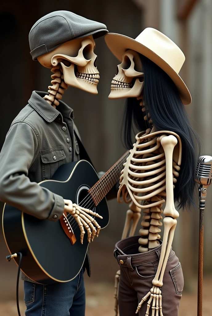 handmade drawing, skeleton biker, em chamas, cowboy
