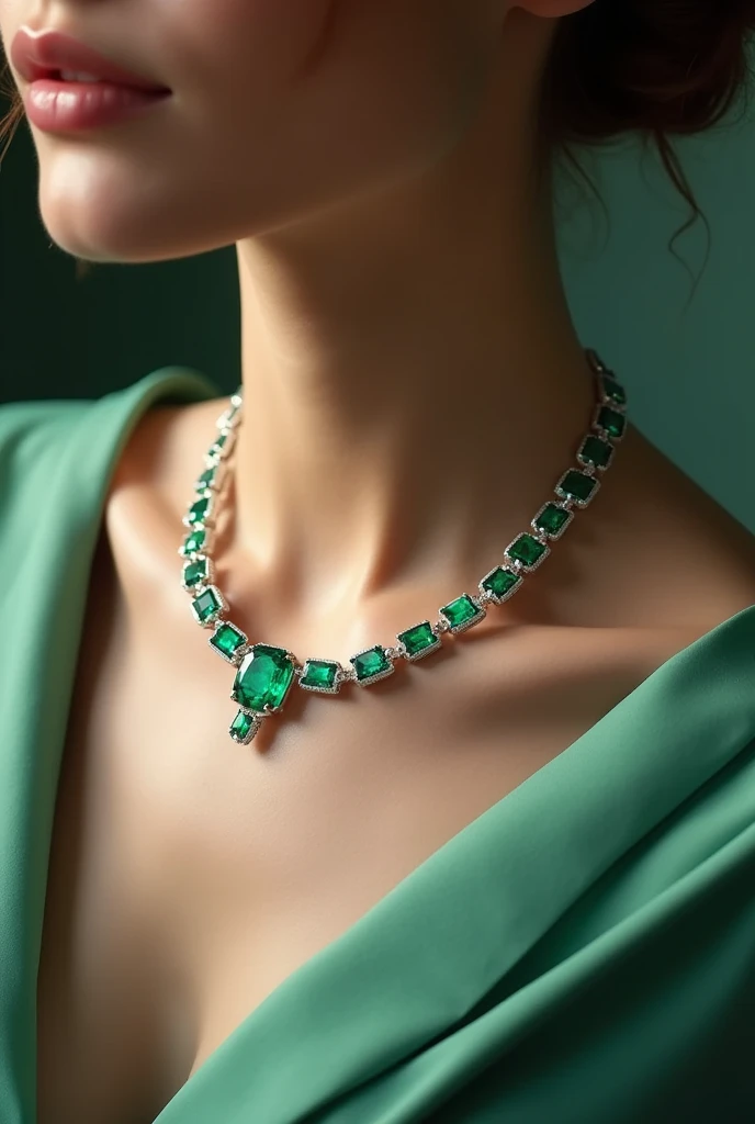 A necklace made of gems in the latest style