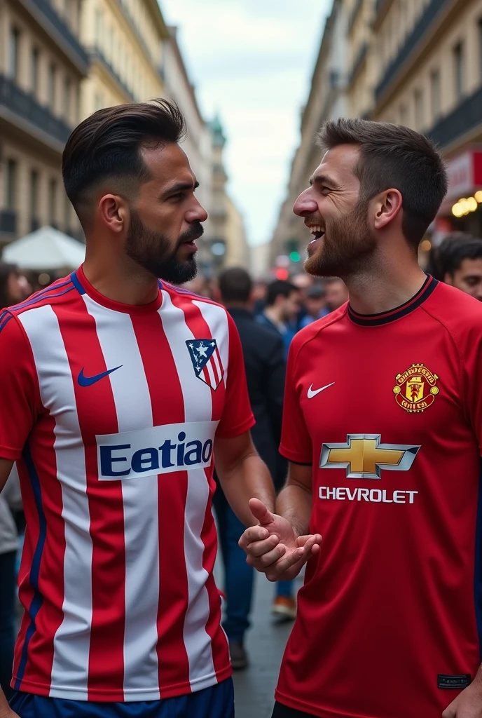 Brian took a photo with Spiderman and Messi