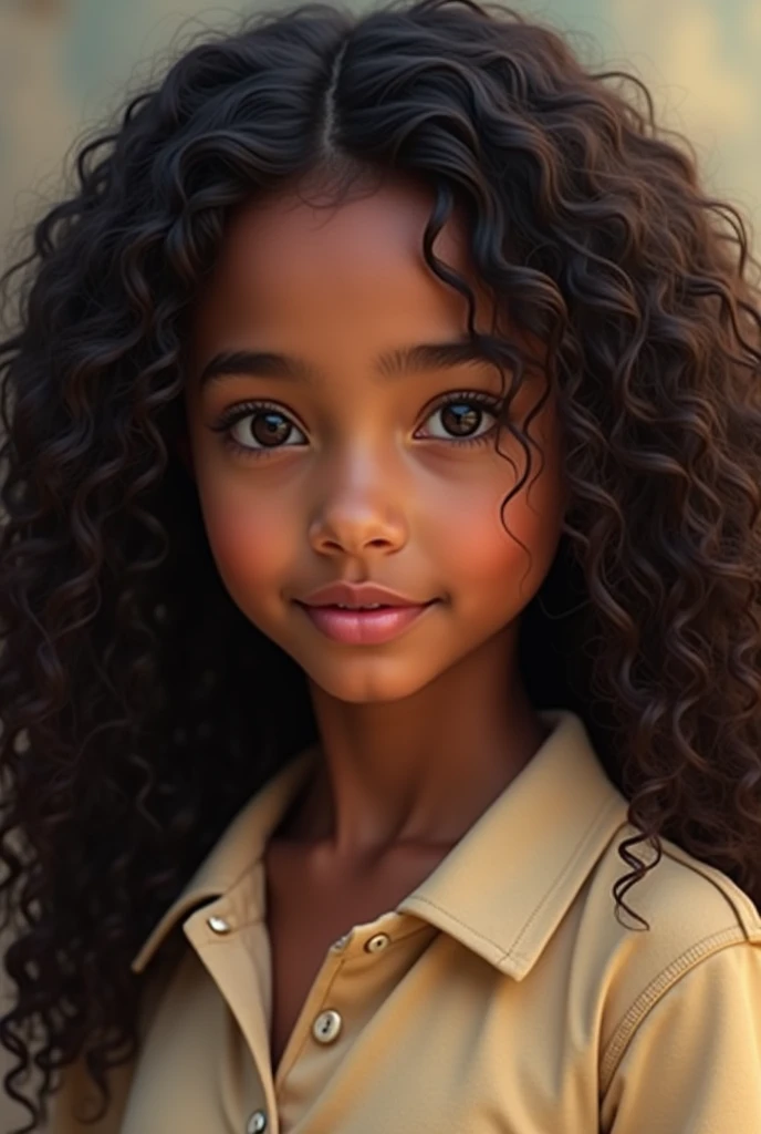 "Generate a hyper-realistic unique image of a 10-year-old girl from Angola with authentic angola features, skin colour, eyes, dressing, unique hairstyle, real, set against a realistic city background, showcasing the best quality and intricate details."