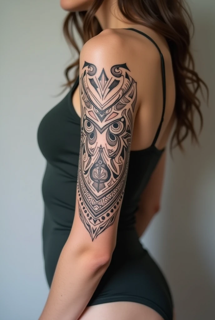 tatuaje de nombre antonella y fondo de circuito en antebrazo derecho