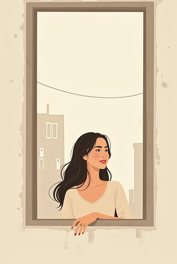a sad woman holding his cell phone and getting depressed in the darkness a dark night city back ground, she stand on balcony