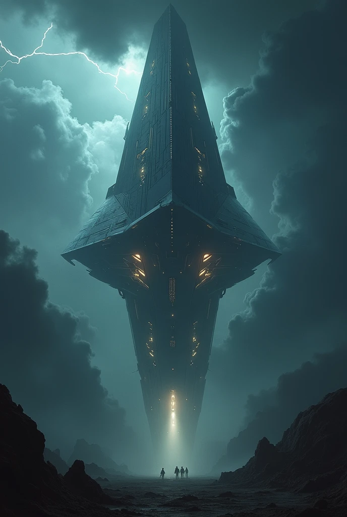 An Alien Ship as big as earth approaching our Planet
Dark clouds and thunderstorm