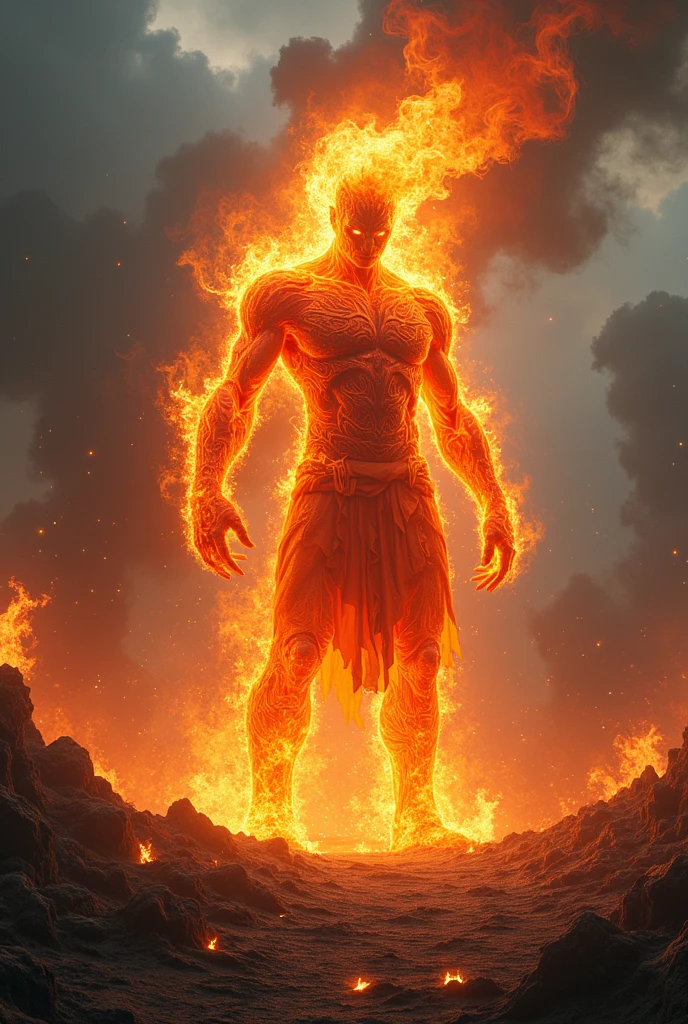 Name of joi fred on fire with caravels below on fire