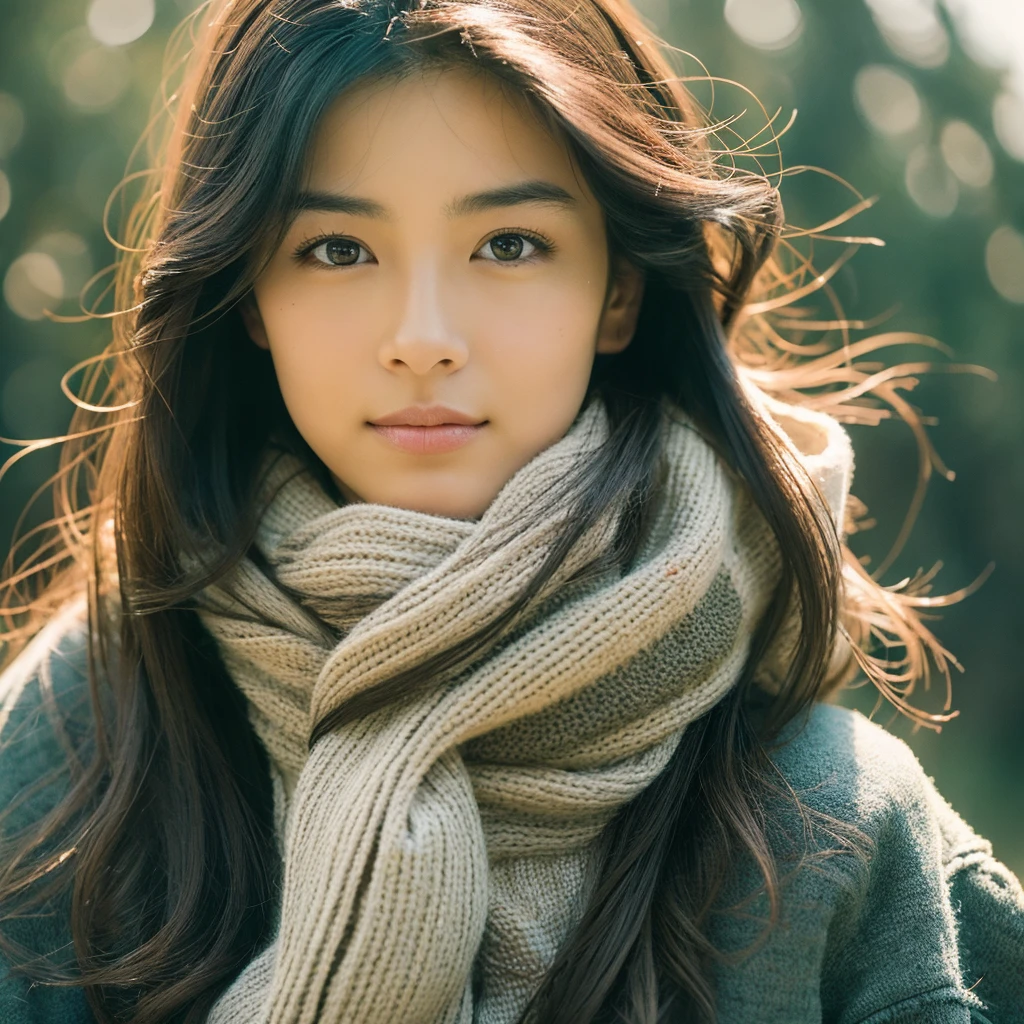 A hyper-realistic image of a single Japanese woman in her early 20s ...