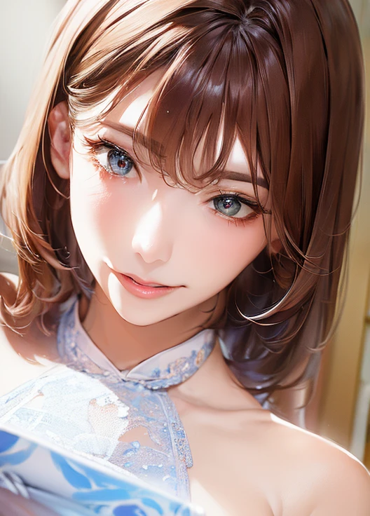 (( best quality )),(超 high definition ),( Very detailed),(Detailed explanation),(( best CG )),(masterpiece), Super Fine Art 、( best quality 、8k、32K、masterpiece)、(Realistic)、(Realistic:1.2)、( high definition )、 Very detailed、 very beautiful face and eyes 、1 female、((:1.3))、 Thin Waist、Delicate body、( best quality 、 attention to detail 、 Skin Details )、( best quality 、8k、Oil paint:1.2)、 Very detailed、