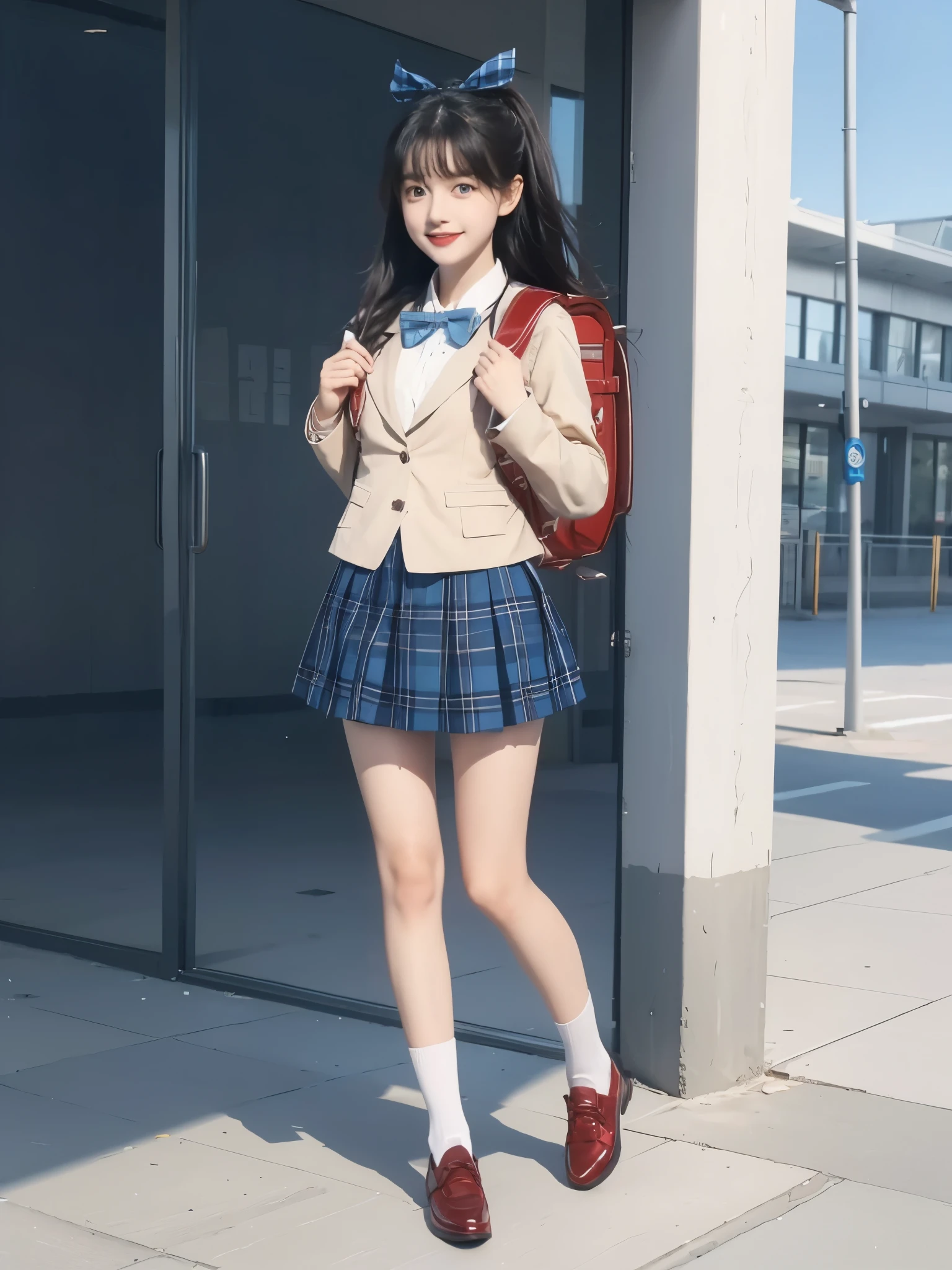 high school girl、Bigger than a building、Summer clothes
